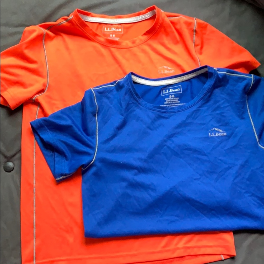 Boys LLBean moisture wicking tshirts